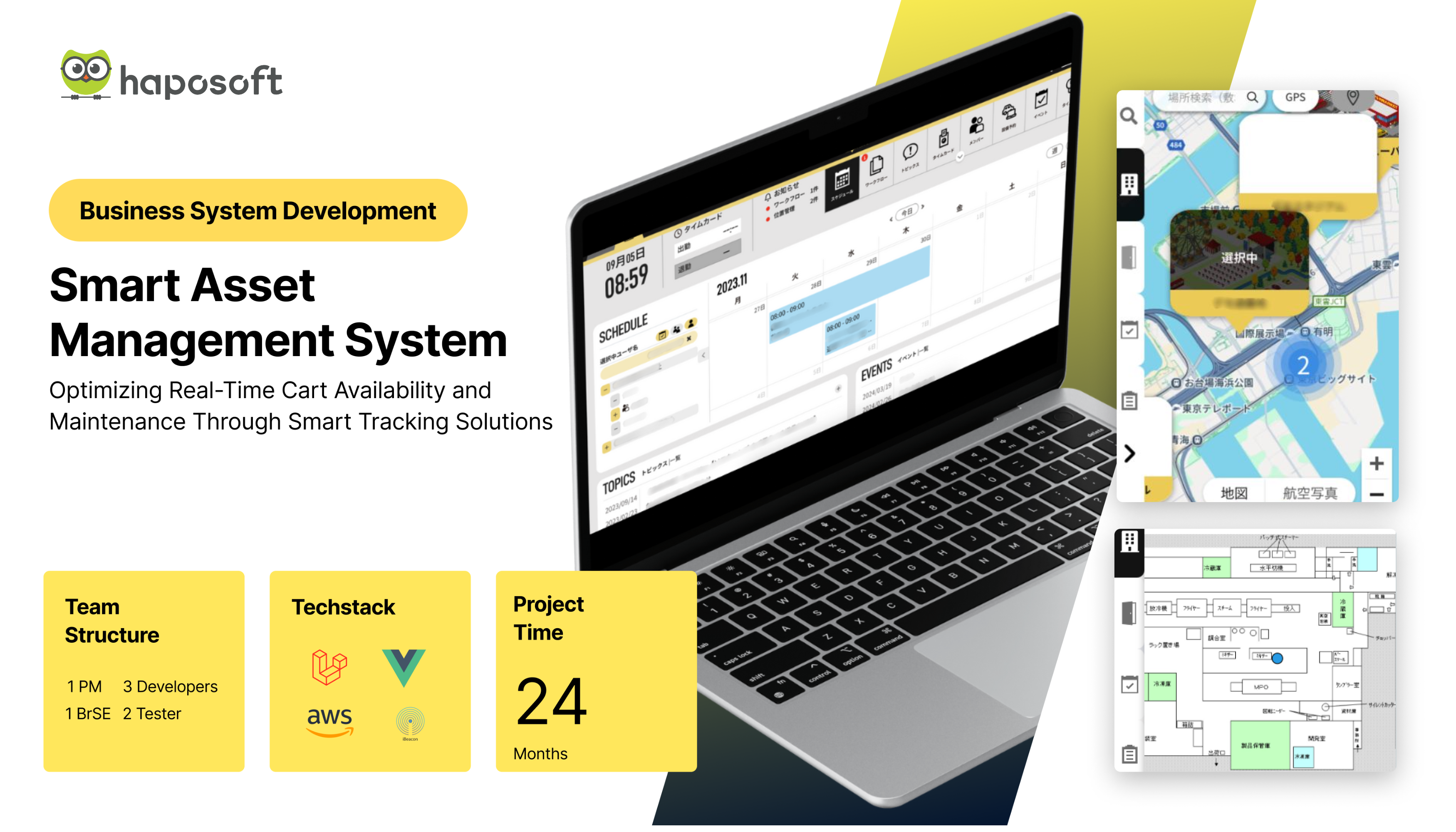 The case study highlights how technology optimizes asset management.